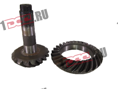 Коническая пара редуктора среднего моста (29х17//// 45 шлицов) F J6 FAW (ФАВ) 2402036-AOE/2402037 для самосвала фото 1 Кемерово