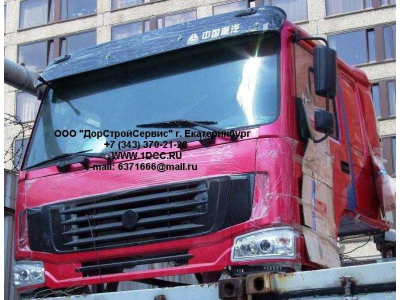 Кабина H2 красная со спальником HOWO (ХОВО) HW76 фото 1 Кемерово