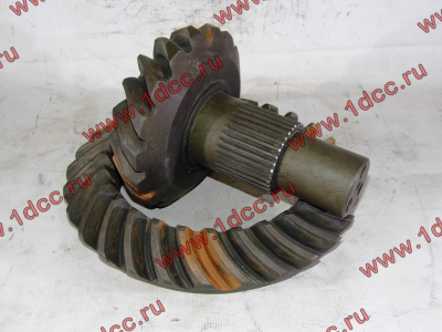 Коническая пара среднего редуктора (28х17, i-5.73, короткий хвостик, мелкий шлиц) SH HOWO (ХОВО) DZ9112320689 фото 1 Кемерово