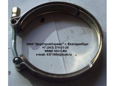 Хомут турбокомпрессора D=109 H HOWO (ХОВО)  фото 1 Кемерово