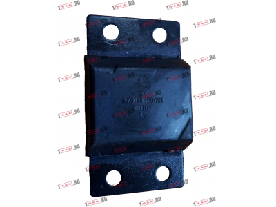 Подушка отбойная задней рессоры (4 отверстия) H HOWO (ХОВО) AZ9114520091 фото 1 Кемерово